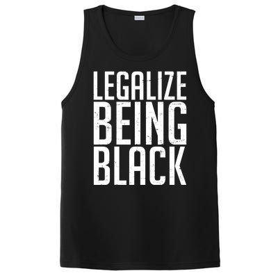 Legalize Being Black BLM Black Lives Matter PosiCharge Competitor Tank