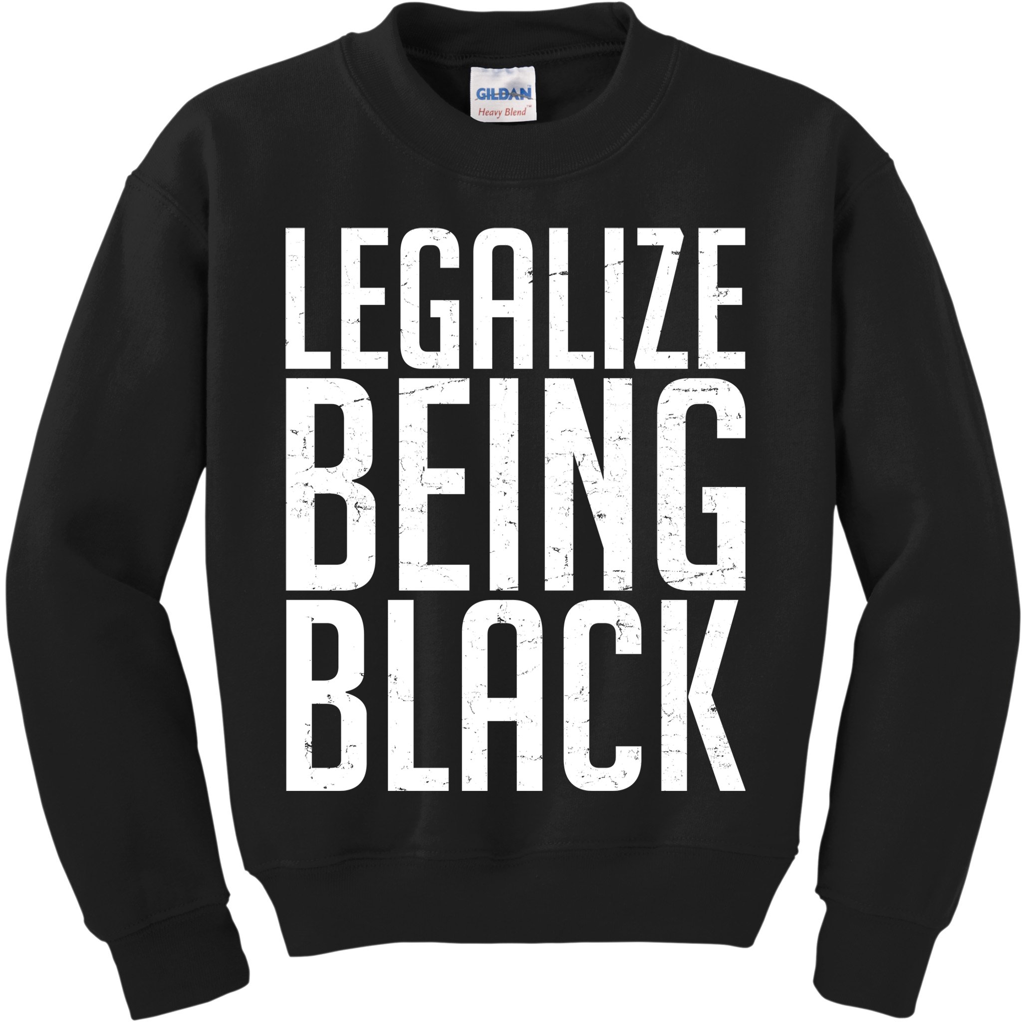 Legalize Being Black BLM Black Lives Matter Kids Sweatshirt