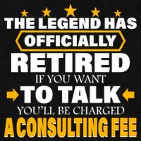 Legend Has Retired Be Charged A Consulting Fee Ladies PosiCharge Tri-Blend Wicking Tank
