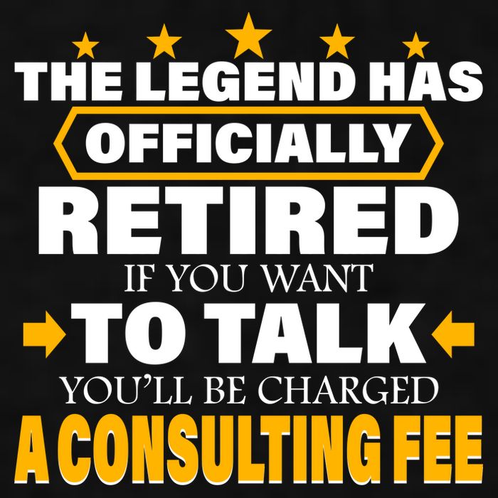 Legend Has Retired Be Charged A Consulting Fee Ladies PosiCharge Tri-Blend Wicking Tank