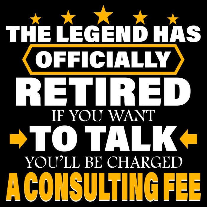 Legend Has Retired Be Charged A Consulting Fee Backpack
