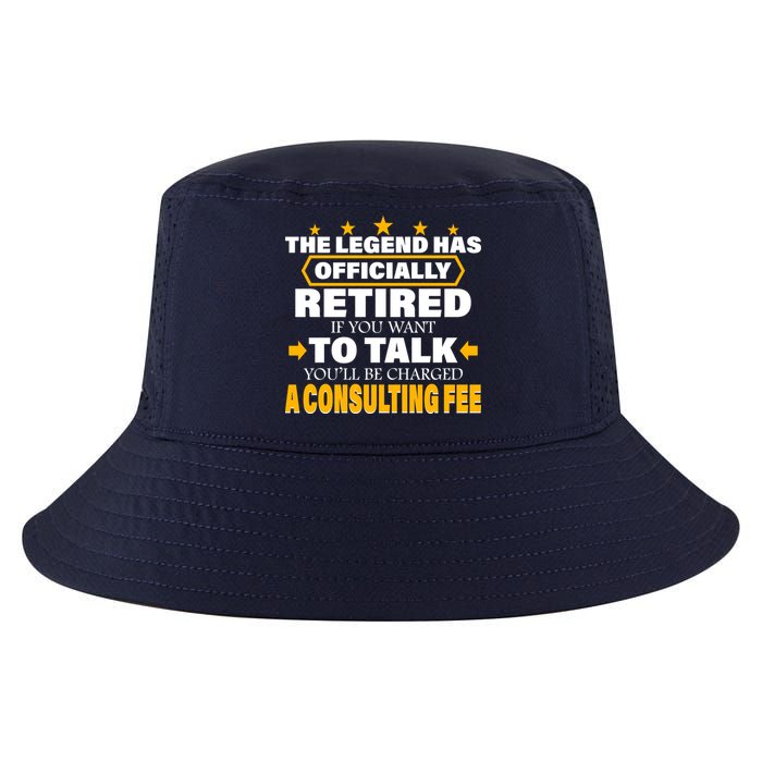 Legend Has Retired Be Charged A Consulting Fee Cool Comfort Performance Bucket Hat