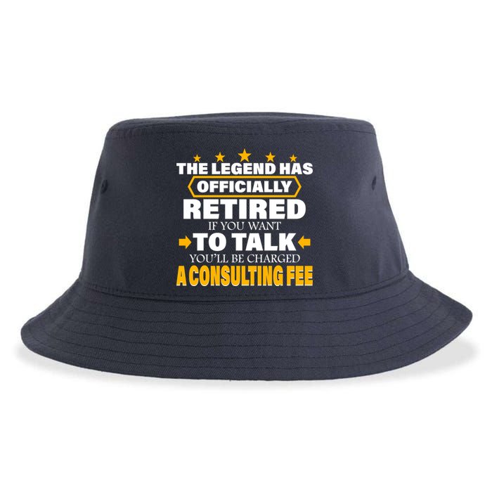 Legend Has Retired Be Charged A Consulting Fee Sustainable Bucket Hat
