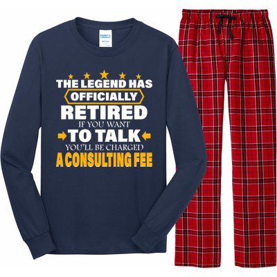 Legend Has Retired Be Charged A Consulting Fee Long Sleeve Pajama Set