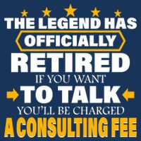 Legend Has Retired Be Charged A Consulting Fee 16 in Basic Backpack