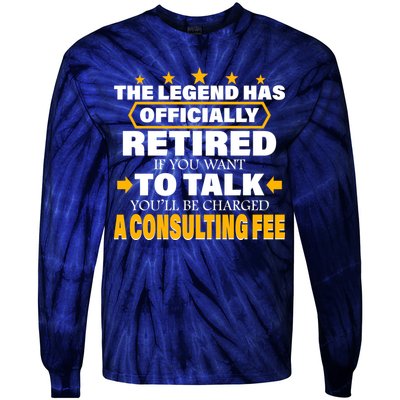 Legend Has Retired Be Charged A Consulting Fee Tie-Dye Long Sleeve Shirt