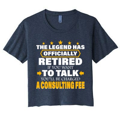 Legend Has Retired Be Charged A Consulting Fee Crop Top