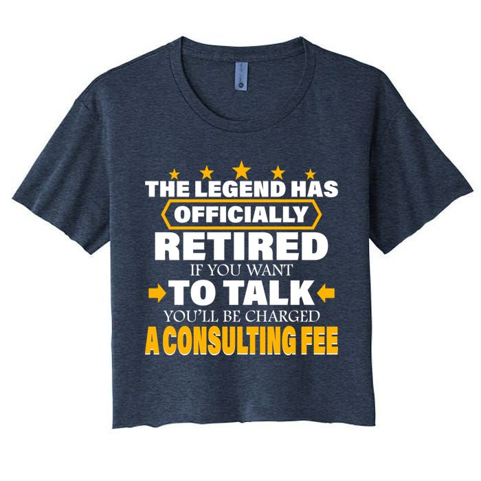 Legend Has Retired Be Charged A Consulting Fee Crop Top