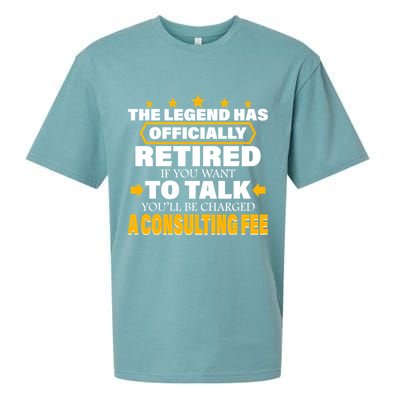 Legend Has Retired Be Charged A Consulting Fee Sueded Cloud Jersey T-Shirt