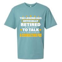 Legend Has Retired Be Charged A Consulting Fee Sueded Cloud Jersey T-Shirt