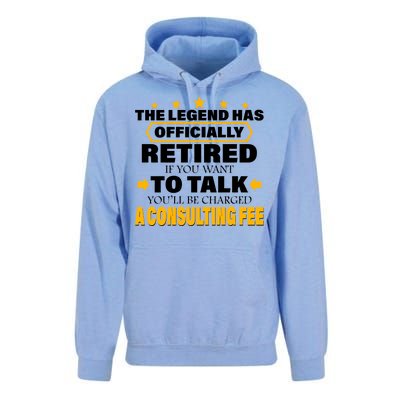 Legend Has Retired Be Charged A Consulting Fee Unisex Surf Hoodie