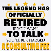 Legend Has Retired Be Charged A Consulting Fee Garment-Dyed Sweatshirt