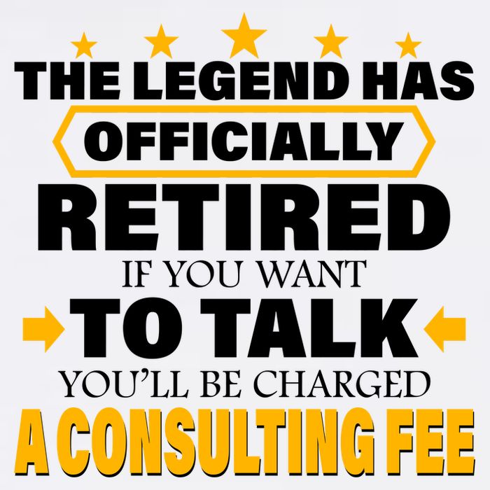 Legend Has Retired Be Charged A Consulting Fee Garment-Dyed Sweatshirt