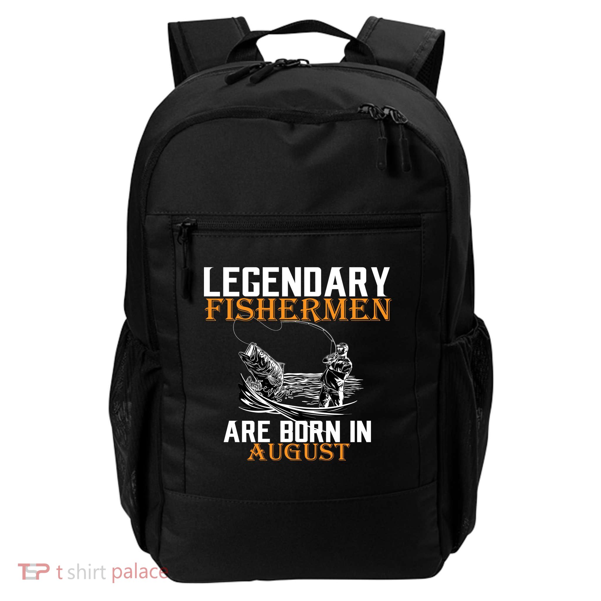 Legendary Fisherman Are Born In August Daily Commute Backpack