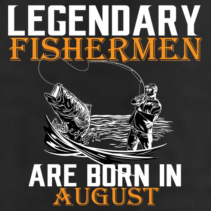 Legendary Fisherman Are Born In August Golf Towel