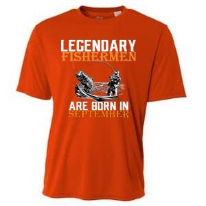 Legendary Fisherman Are Born In September  Cooling Performance Crew T-Shirt