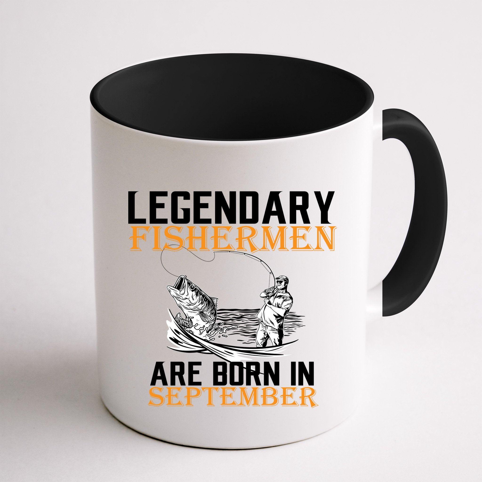 Legendary Fisherman Are Born In September  Mug