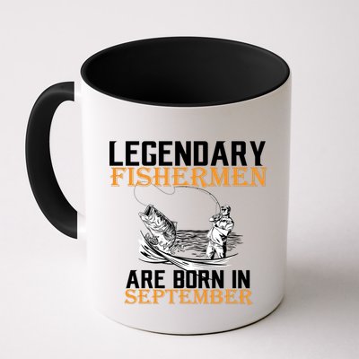Legendary Fisherman Are Born In September  Mug