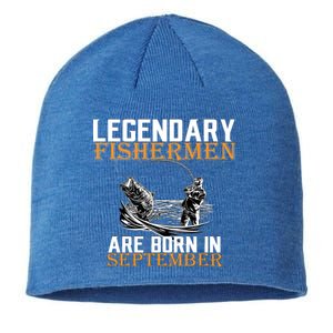 Legendary Fisherman Are Born In September  Sustainable Beanie