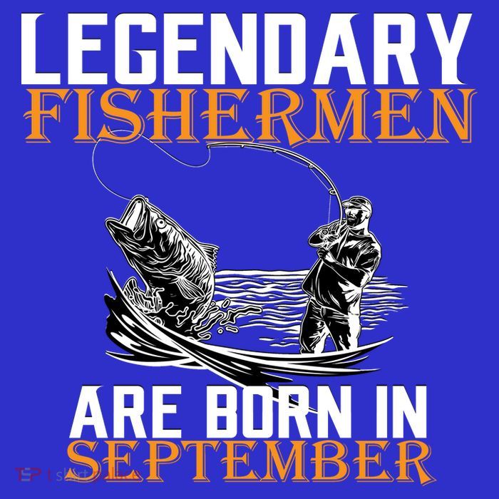 Legendary Fisherman Are Born In September  Tie-Dye Long Sleeve Shirt