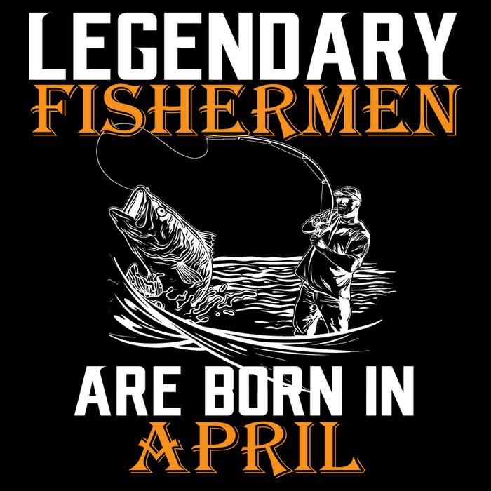 Legendary Fishermen Are Born In April Impact Tech Backpack