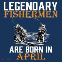 Legendary Fishermen Are Born In April Sustainable Bucket Hat