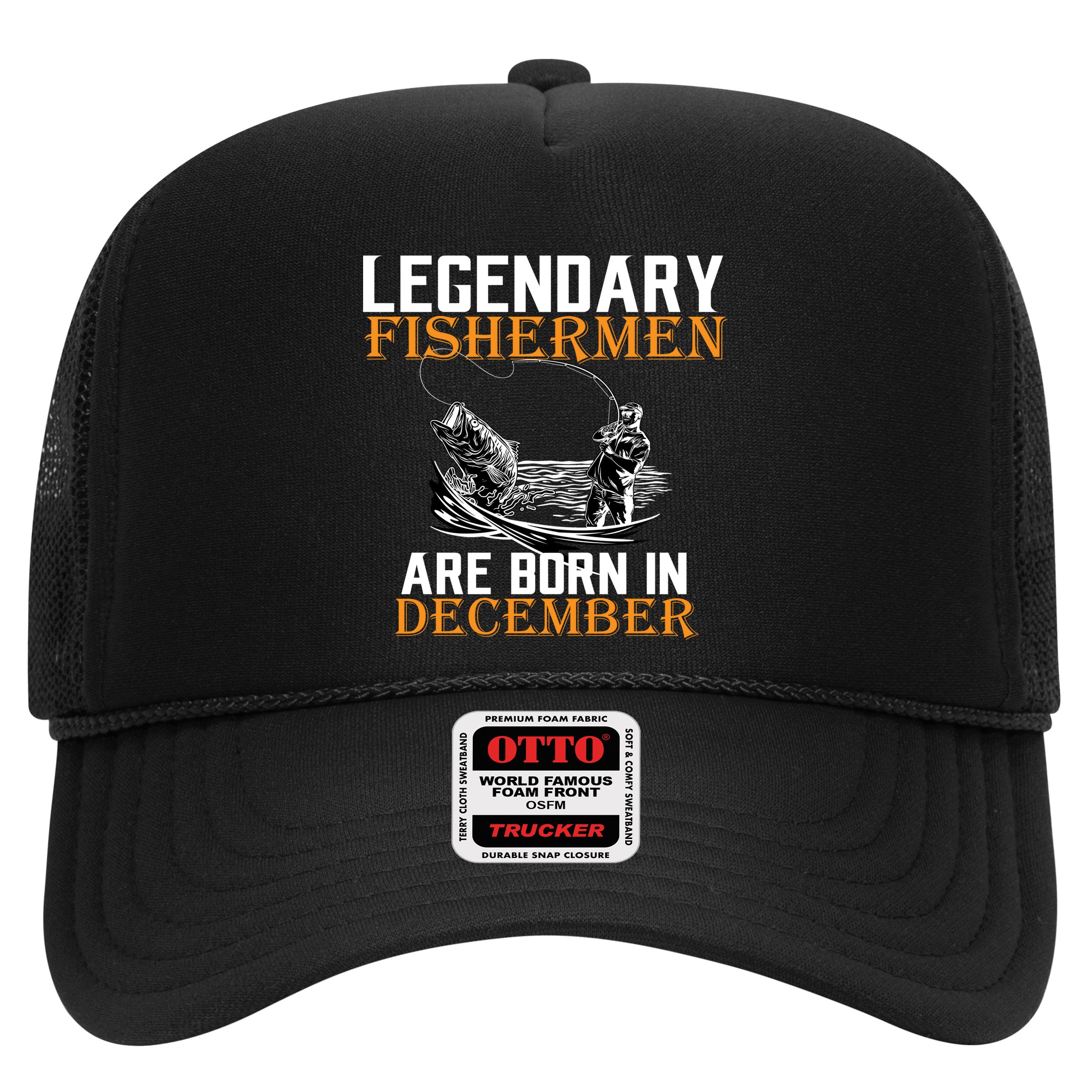 Legendary Fishermen Are Born In December Hat