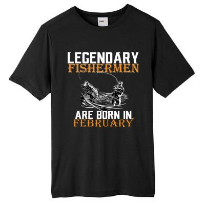 Legendary Fishermen Are Born In February  Tall Fusion ChromaSoft Performance T-Shirt