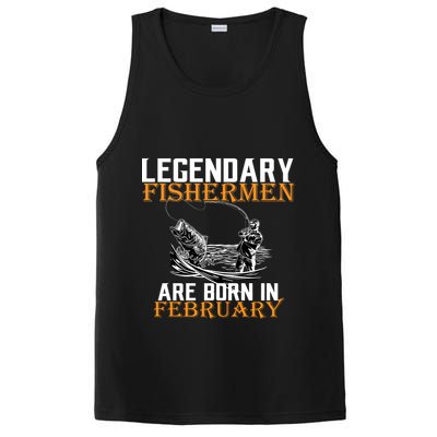 Legendary Fishermen Are Born In February  PosiCharge Competitor Tank