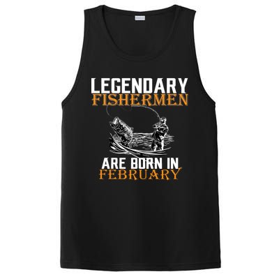 Legendary Fishermen Are Born In February  PosiCharge Competitor Tank