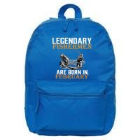 Legendary Fishermen Are Born In February  16 in Basic Backpack