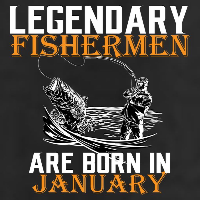 Legendary Fishermen Are Born In January  Adult Drive Performance Visor