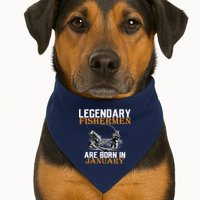 Legendary Fishermen Are Born In January  USA-Made Doggie Bandana