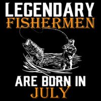 Legendary Fishermen Are Born In July Impact Tech Backpack