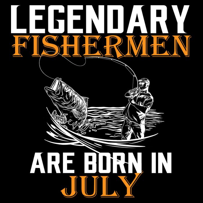 Legendary Fishermen Are Born In July Impact Tech Backpack