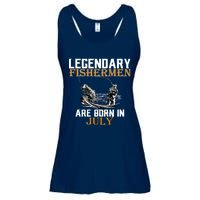 Legendary Fishermen Are Born In July Ladies Essential Flowy Tank