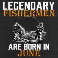 Legendary Fishermen Are Born In June Adult Drive Performance Visor
