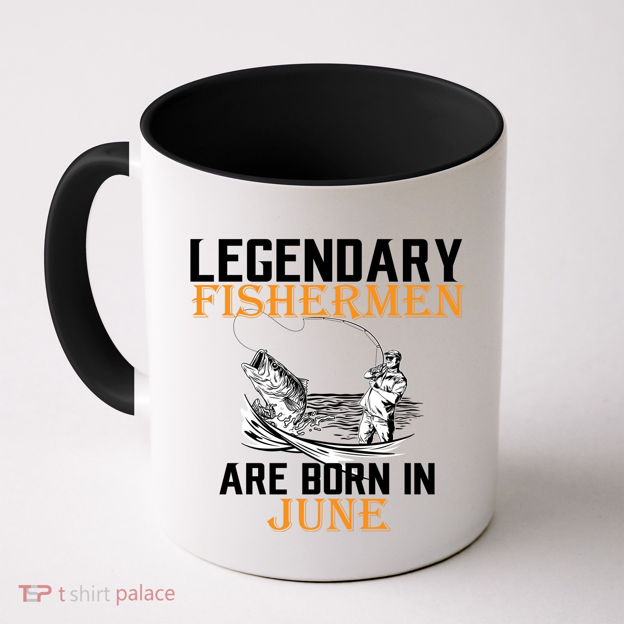 Legendary Fishermen Are Born In June Mug