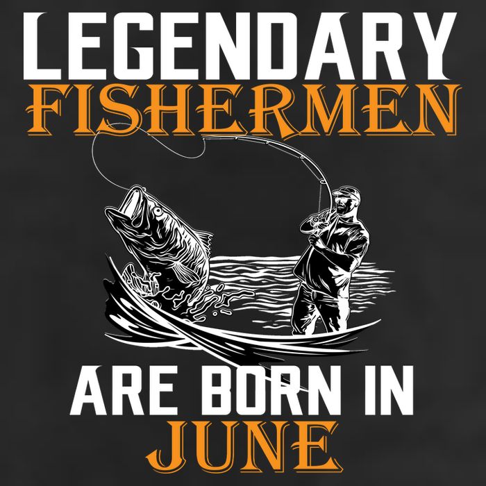 Legendary Fishermen Are Born In June Microfiber Hand Towel