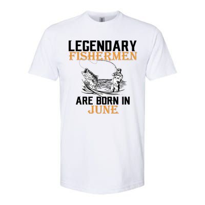 Legendary Fishermen Are Born In June Softstyle® CVC T-Shirt