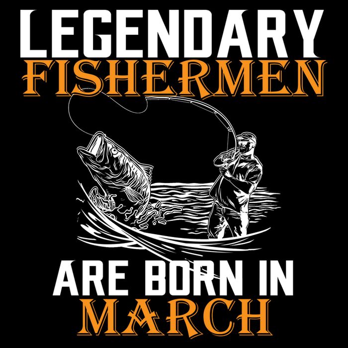 Legendary Fishermen Are Born In March City Backpack