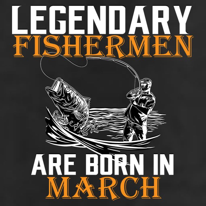 Legendary Fishermen Are Born In March Adult Drive Performance Visor