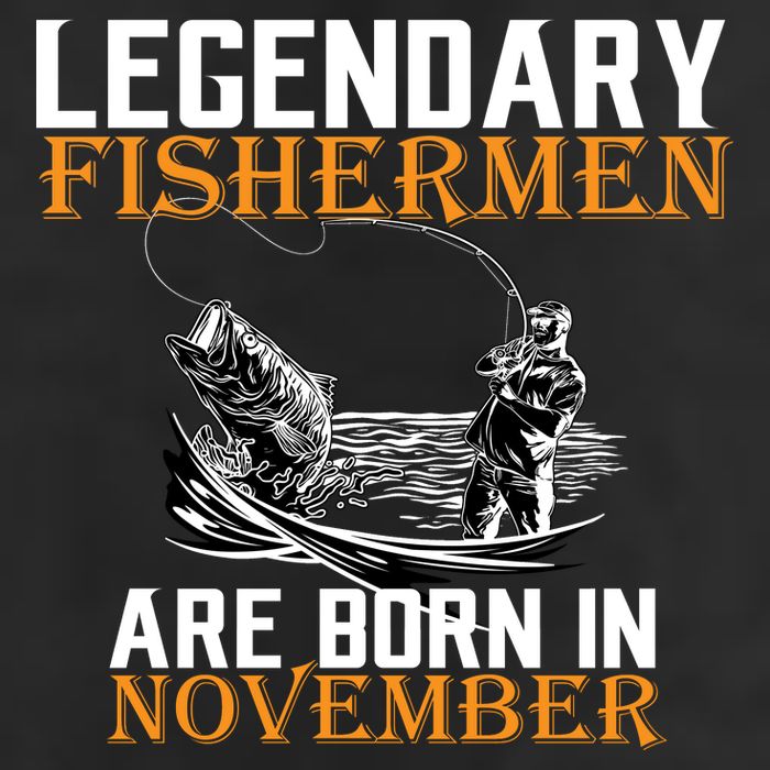 Legendary Fishermen Are Born In November  11oz C Handle Ceramic Mug