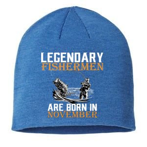 Legendary Fishermen Are Born In November  Sustainable Beanie