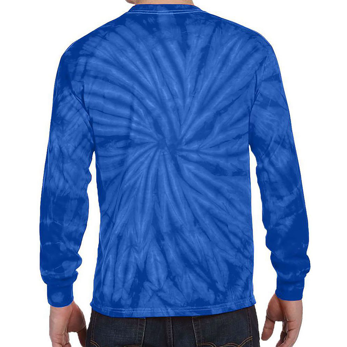Legendary Fishermen Are Born In November  Tie-Dye Long Sleeve Shirt