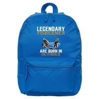 Legendary Fishermen Are Born In October 16 in Basic Backpack