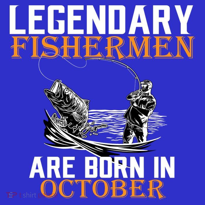 Legendary Fishermen Are Born In October Tank Top