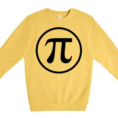 Legendary PI Day 3.14 Circle Logo Premium Crewneck Sweatshirt