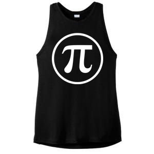 Legendary PI Day 3.14 Circle Logo Ladies PosiCharge Tri-Blend Wicking Tank