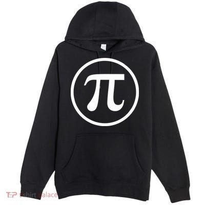 Legendary PI Day 3.14 Circle Logo Premium Pullover Hoodie
